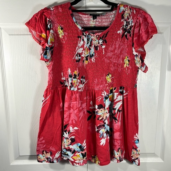Torrid babydoll floral tee - Picture 2 of 11
